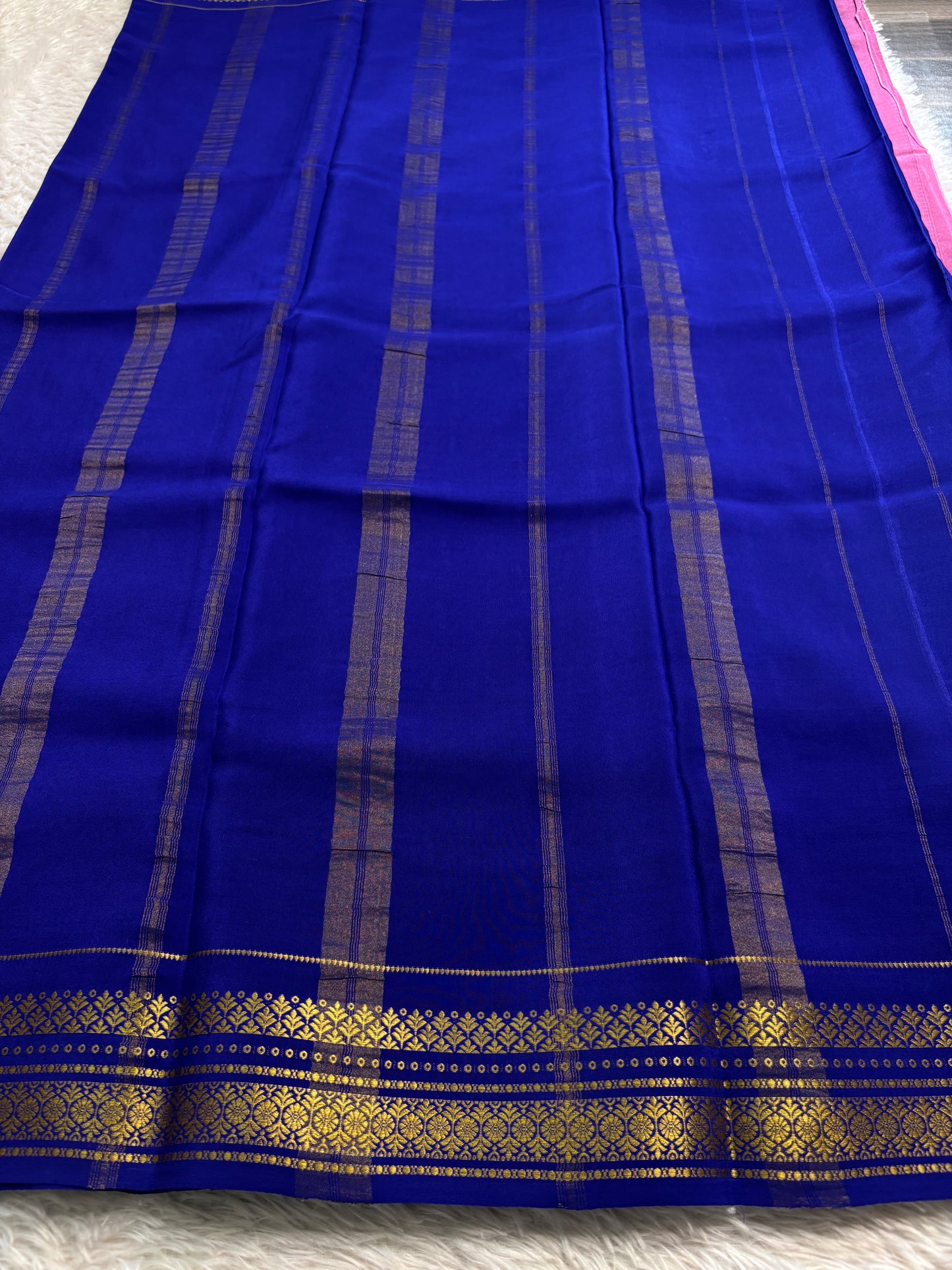 Prathima (2D) : Blush pink-royal blue