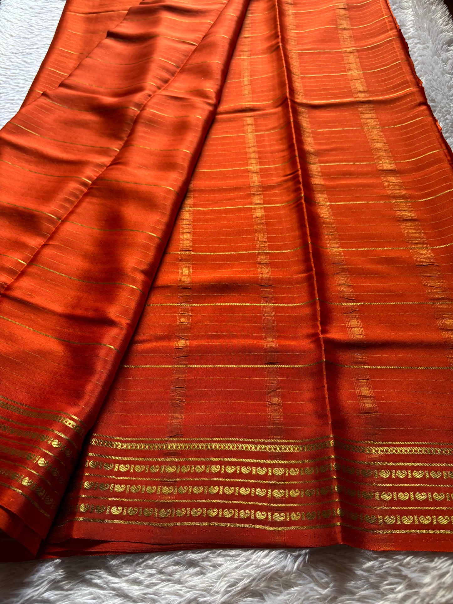 Meghana : Solid Orange