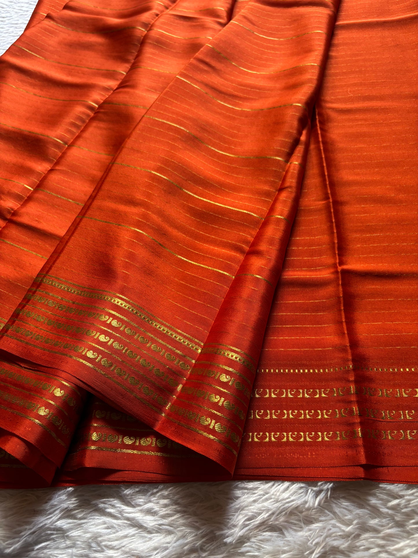 Meghana : Solid Orange