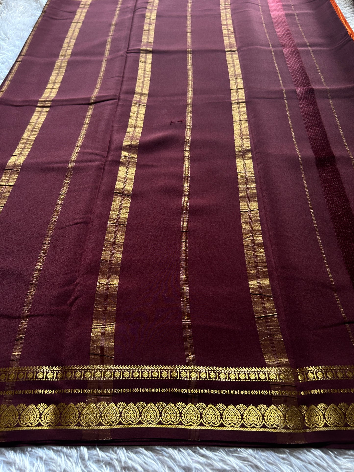 Rohini (2D) : Orange-chocolate brown