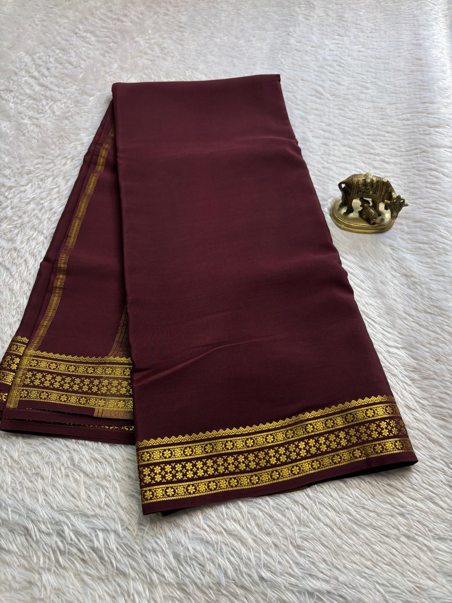 Chandana : Solid Chocolate brown