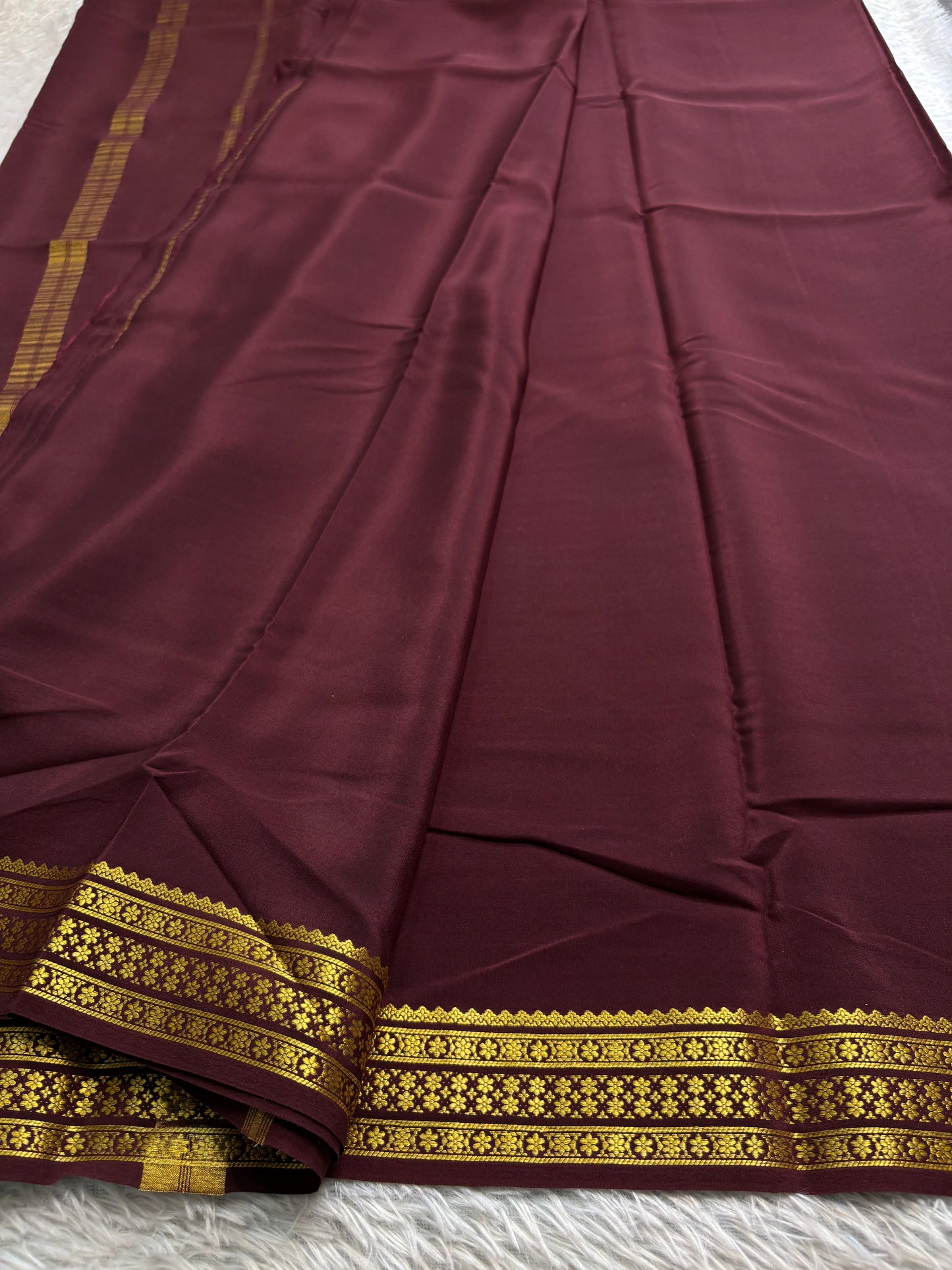 Chandana : Solid Chocolate brown