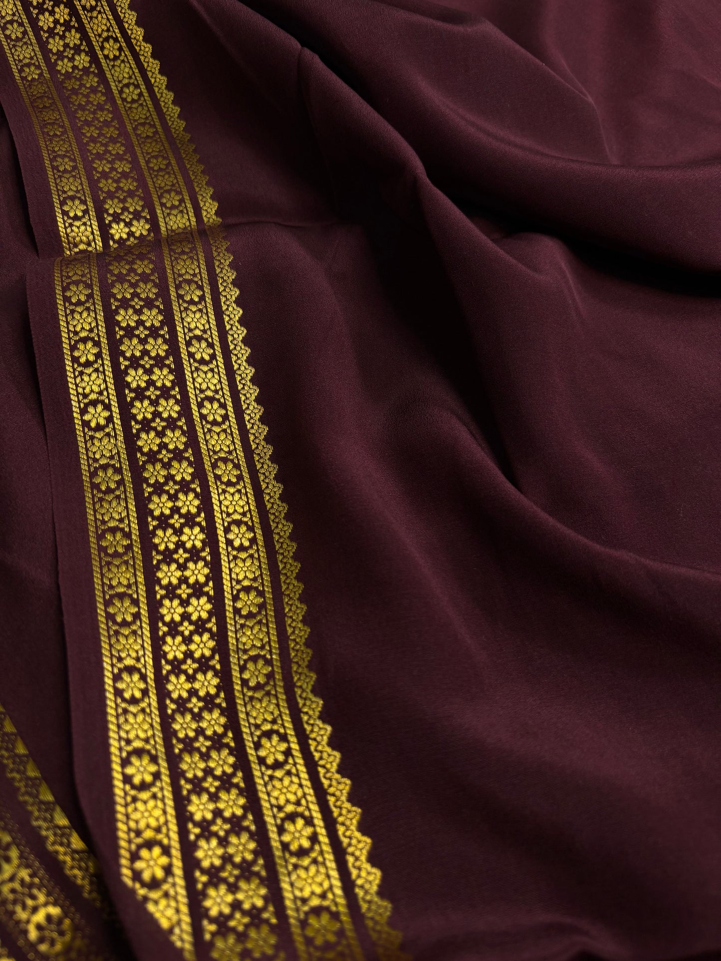 Chandana : Solid Chocolate brown