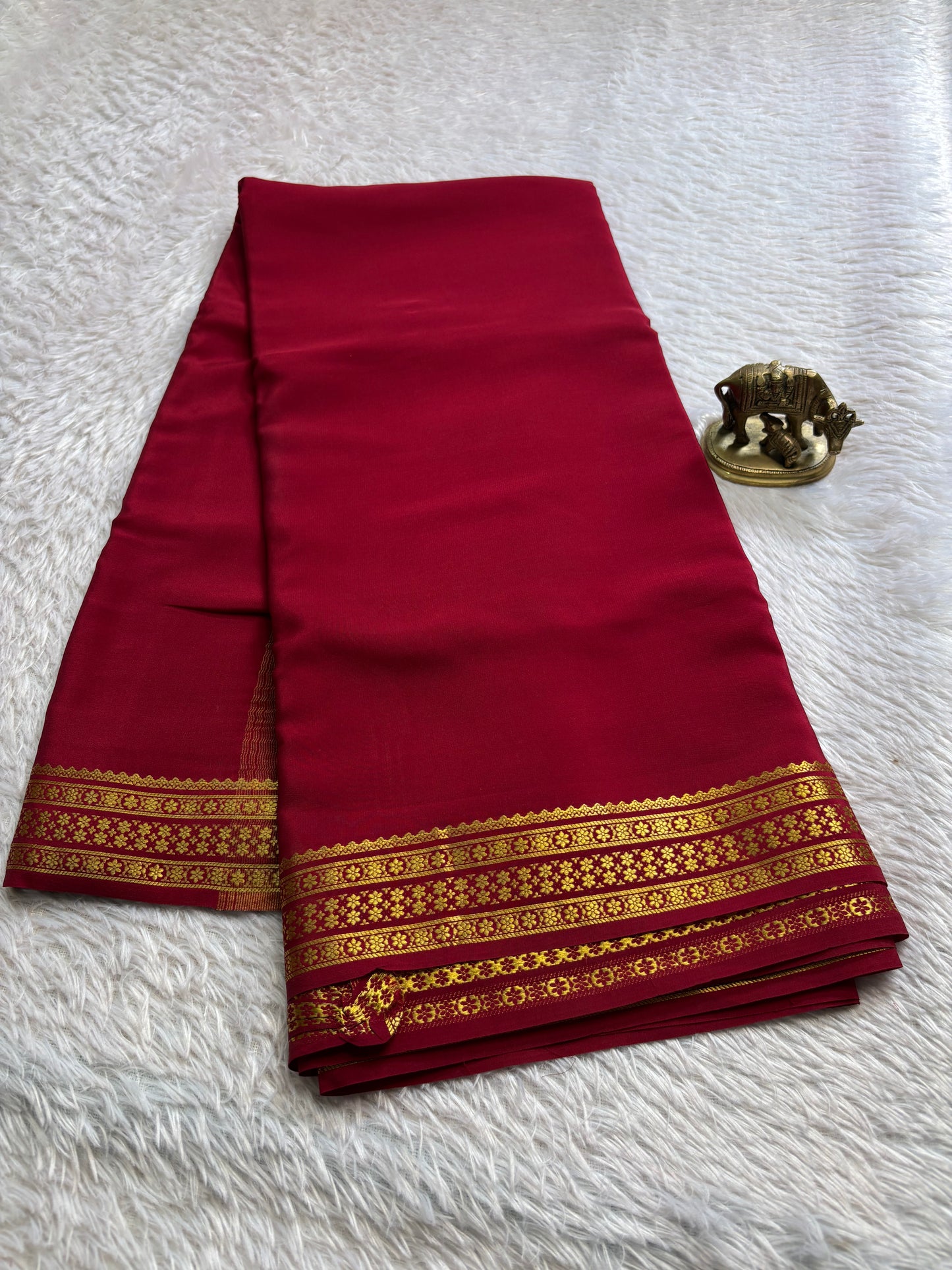 Chandana : Solid Maroon