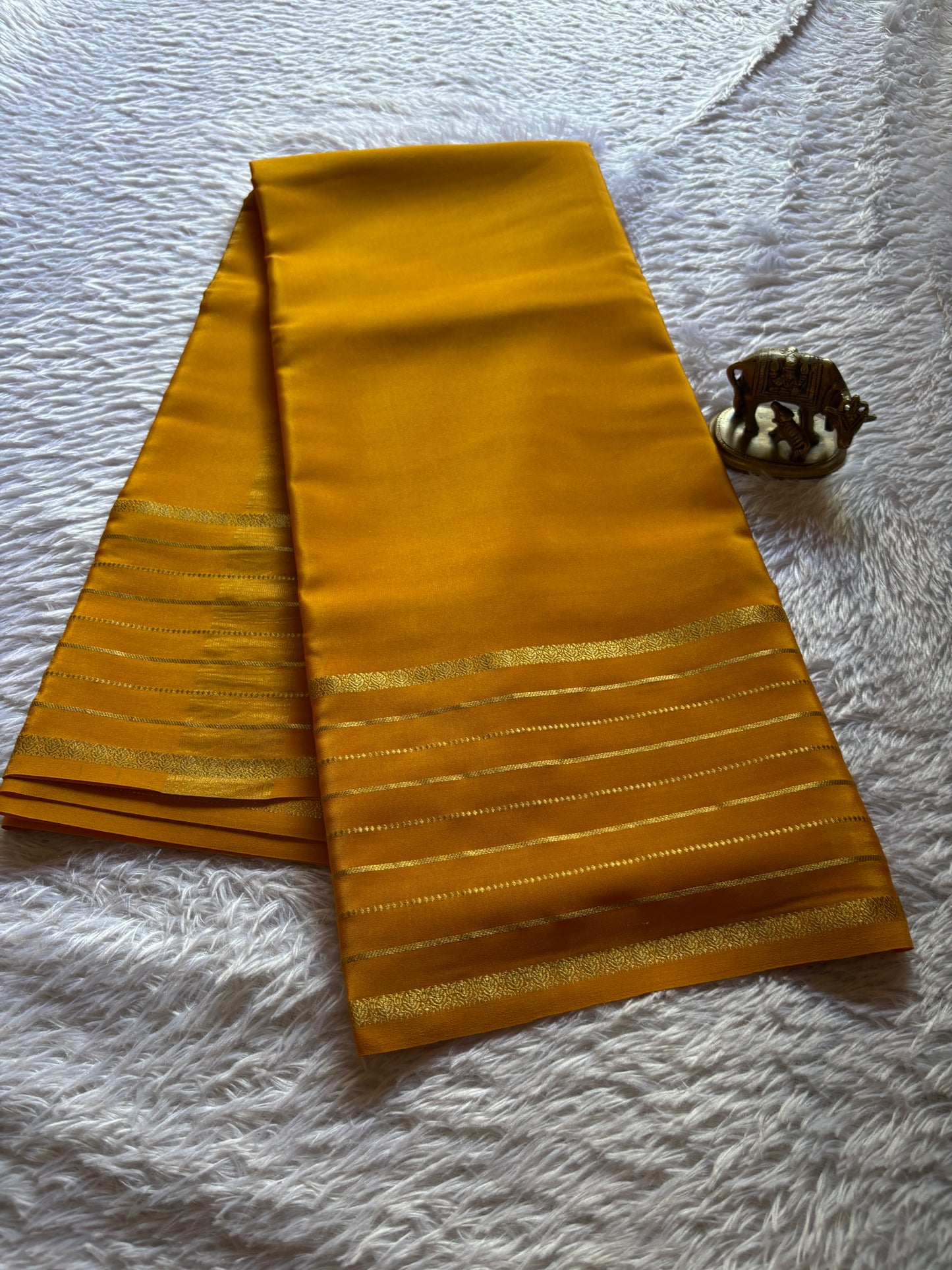 Navami : Solid Golden yellow