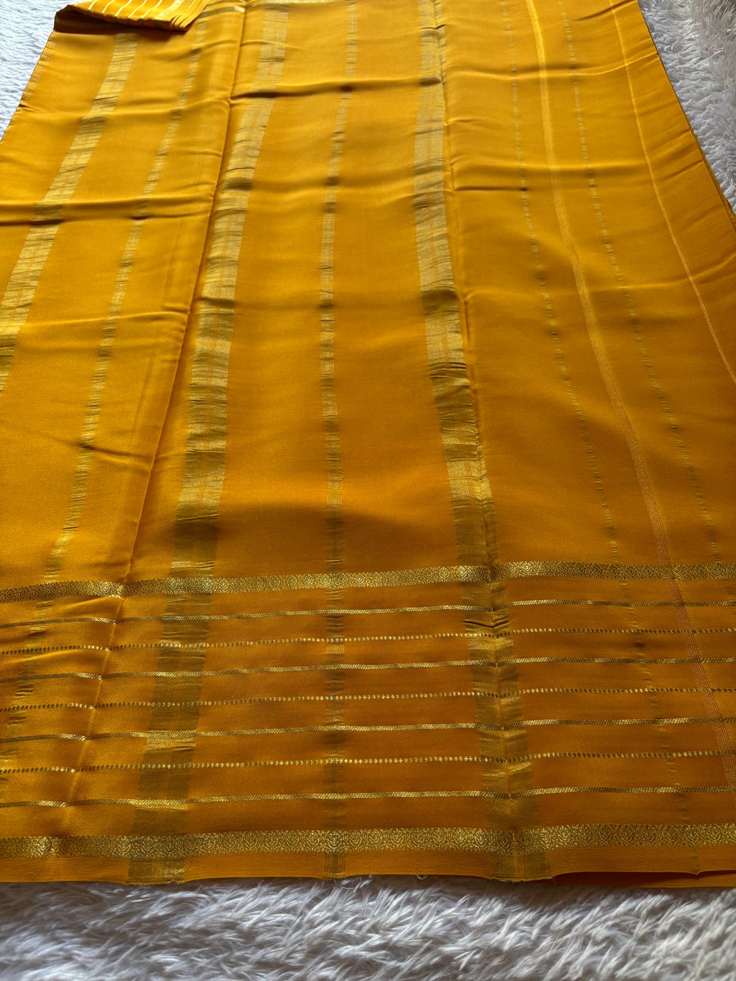 Navami : Solid Golden yellow