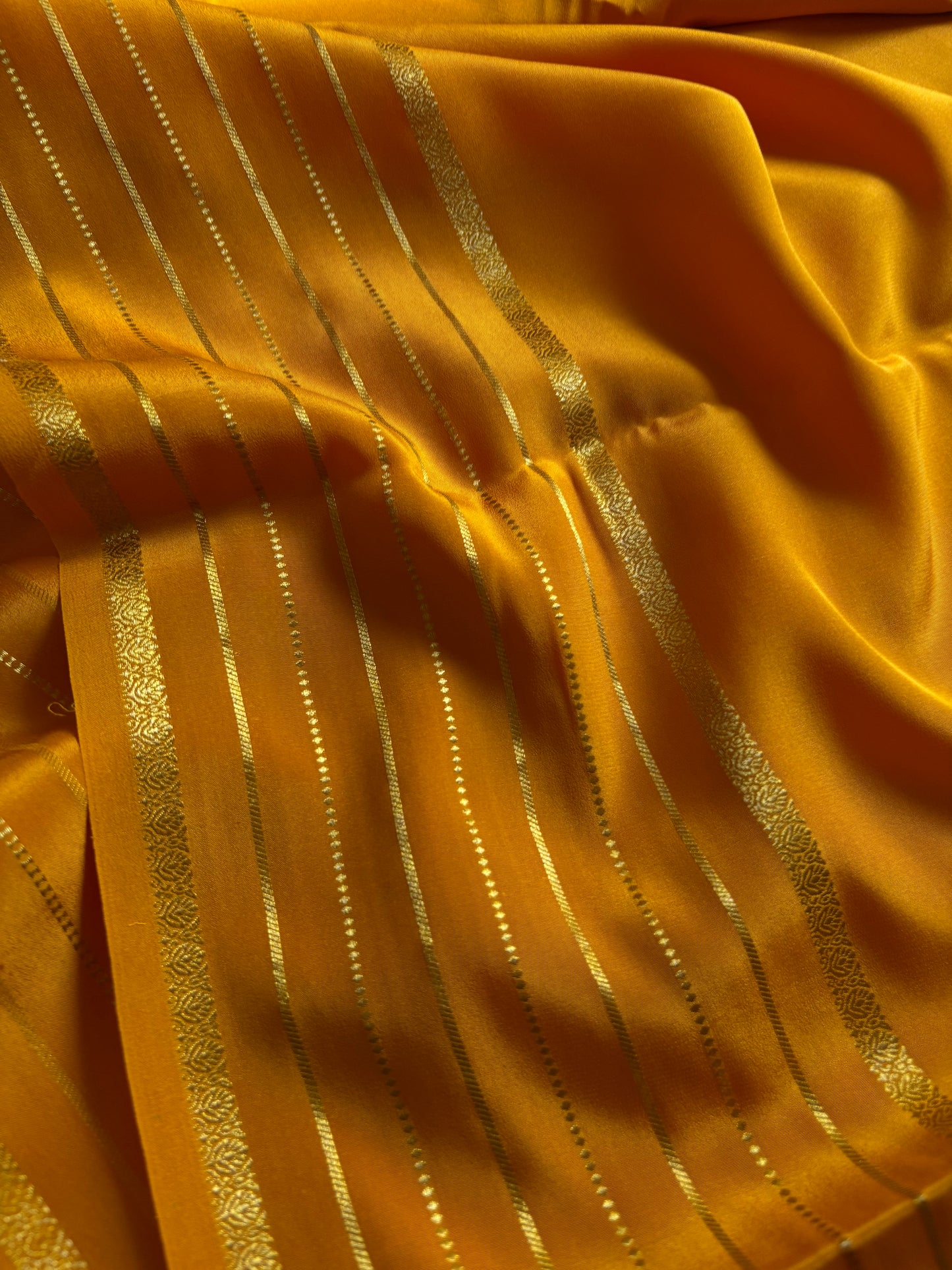 Navami : Solid Golden yellow