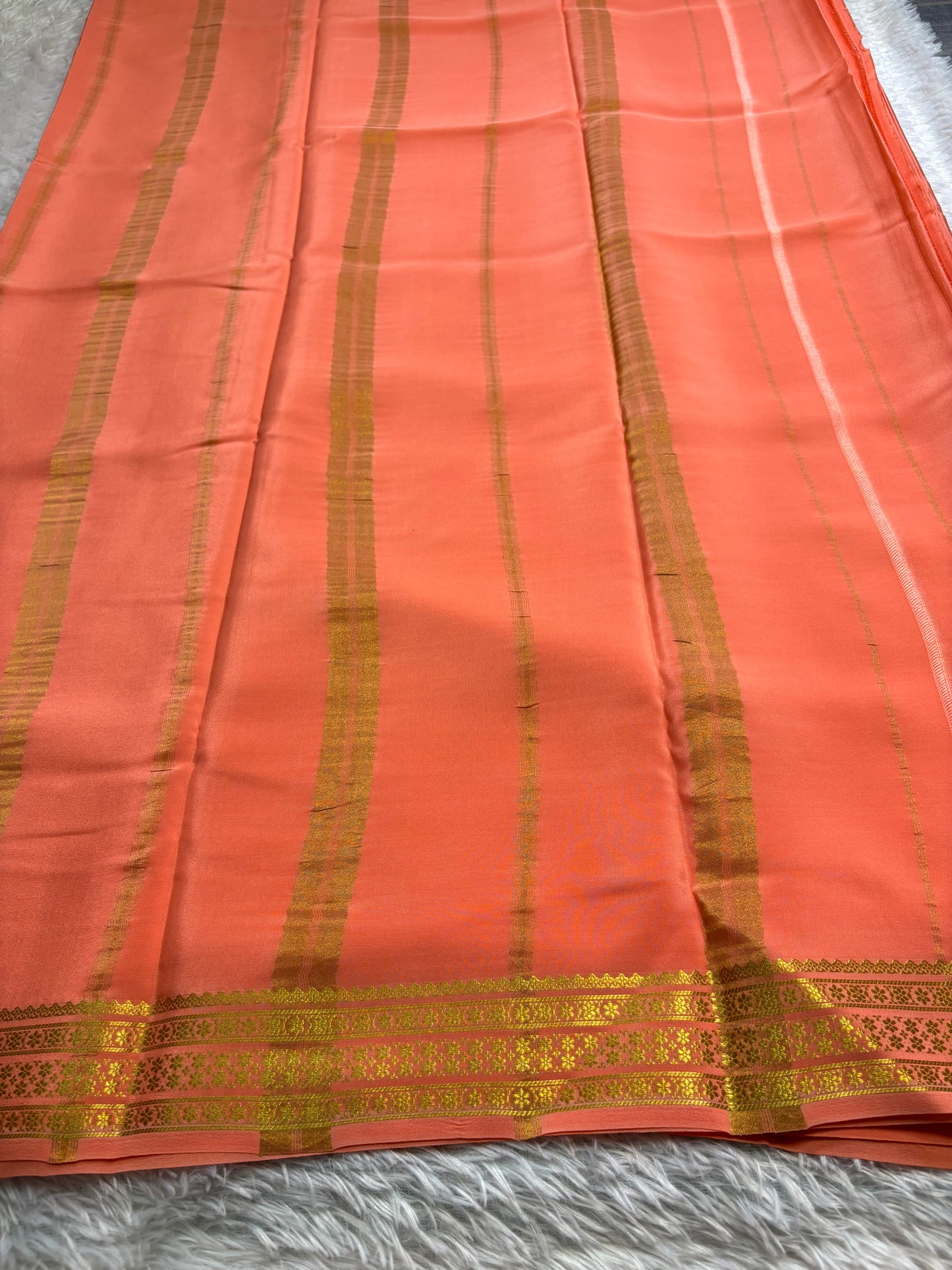 Chandana : Solid Peach