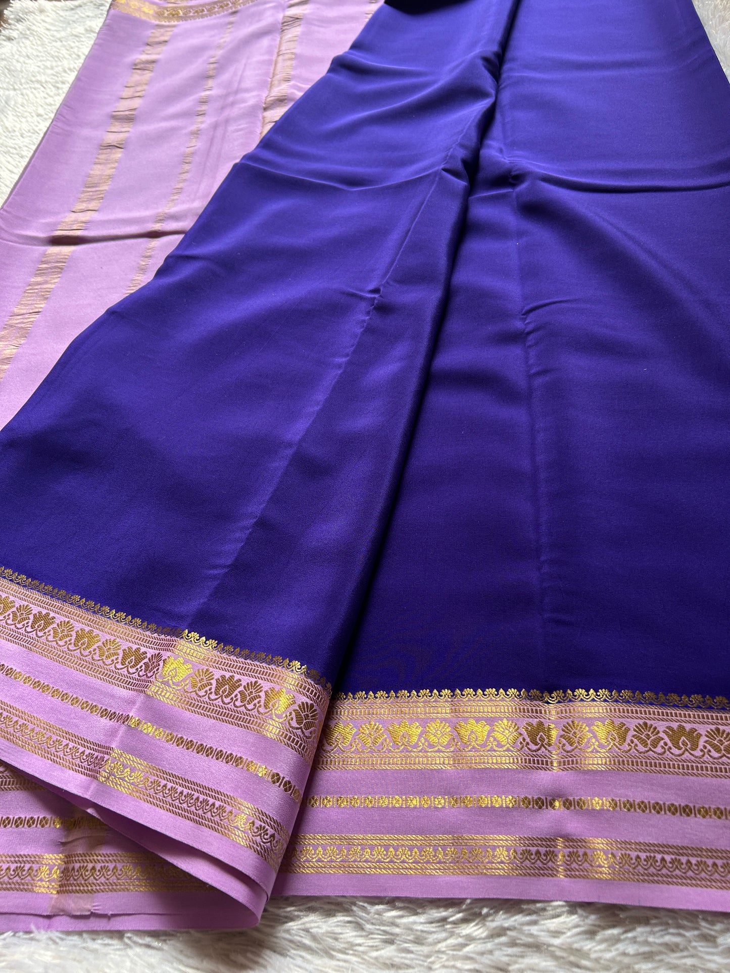 Padmaja (2D) : Dark blue-lavender