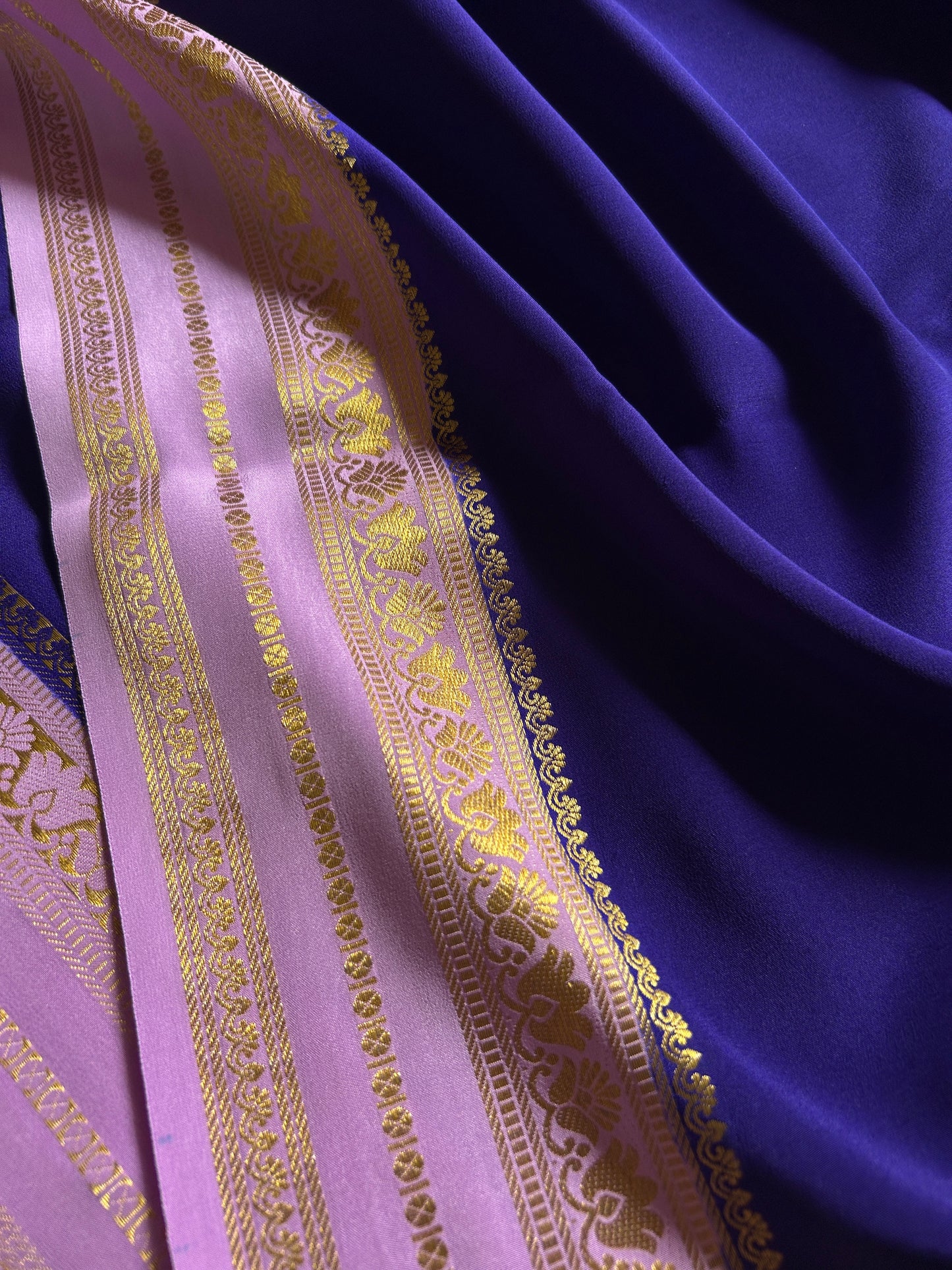 Padmaja (2D) : Dark blue-lavender