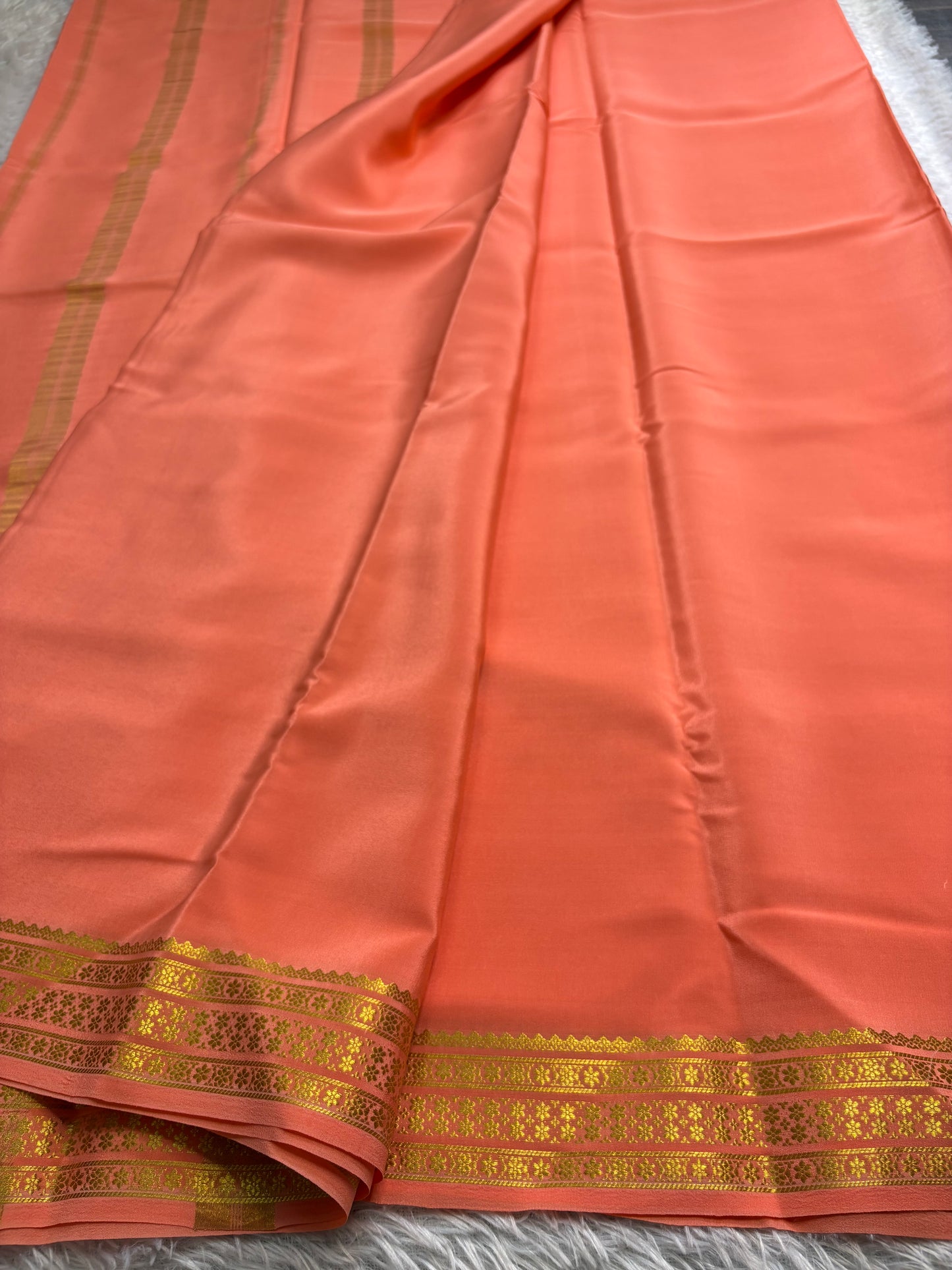 Chandana : Solid Peach