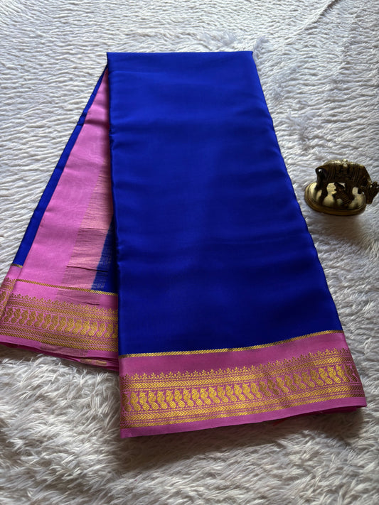 Mayuri (2D) : Royal blue-baby pink