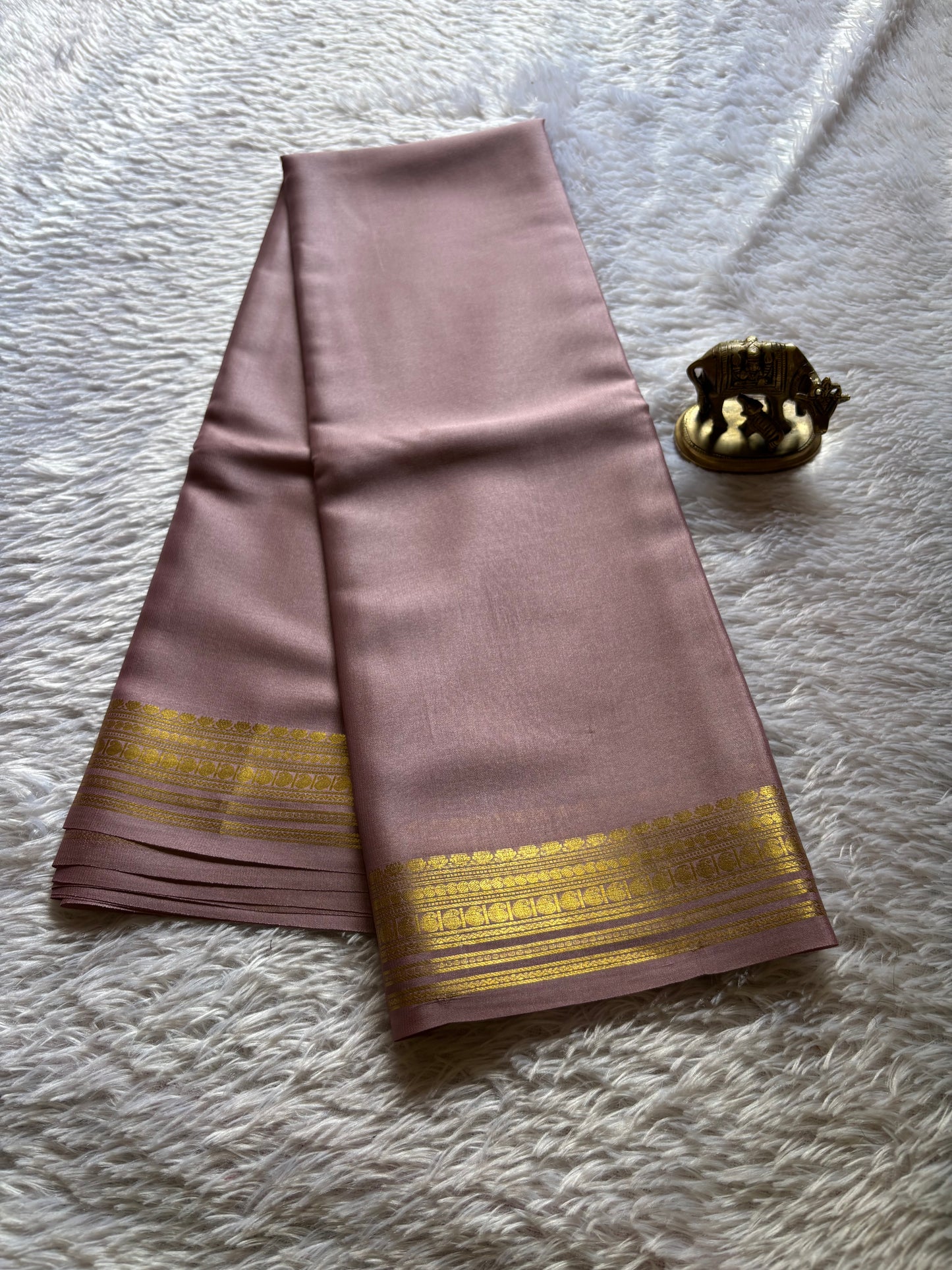 Swara : Solid Dusty rose