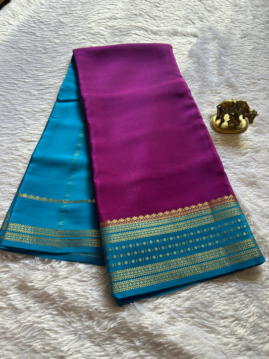 Rohini (2D) : Dark Magenta-ananda blue