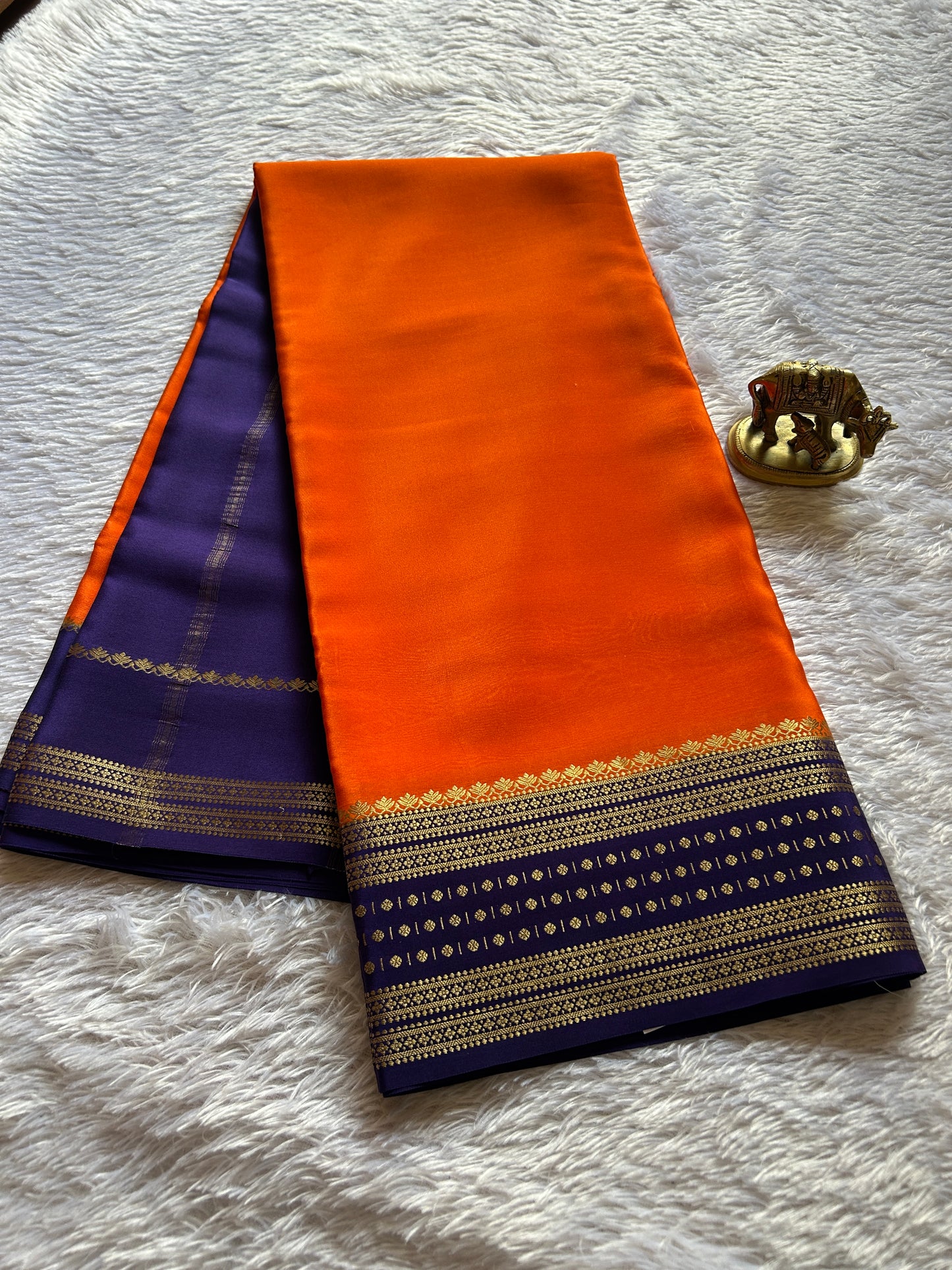 Rohini (2D) : Orange-navy blue