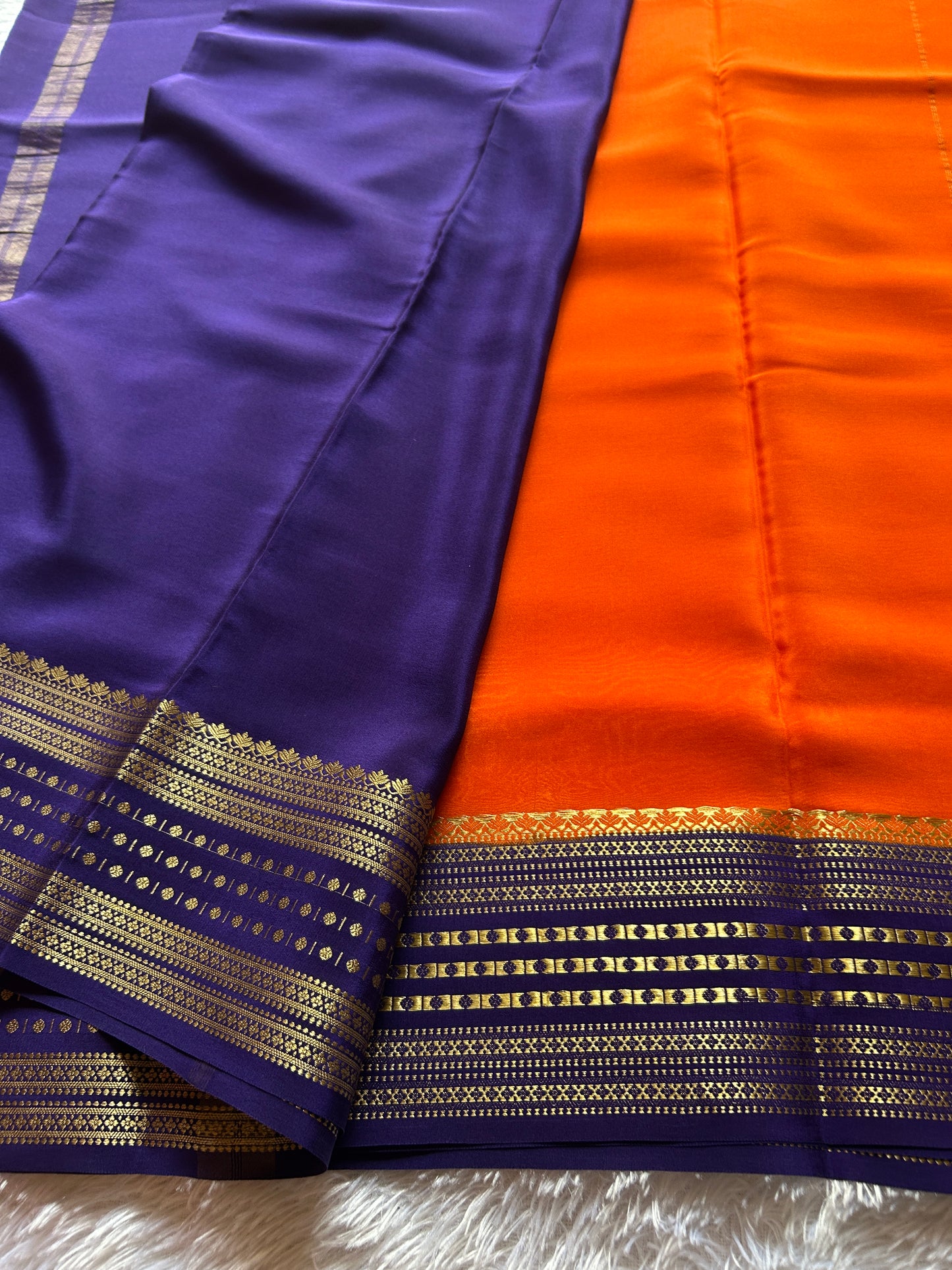Rohini (2D) : Orange-navy blue