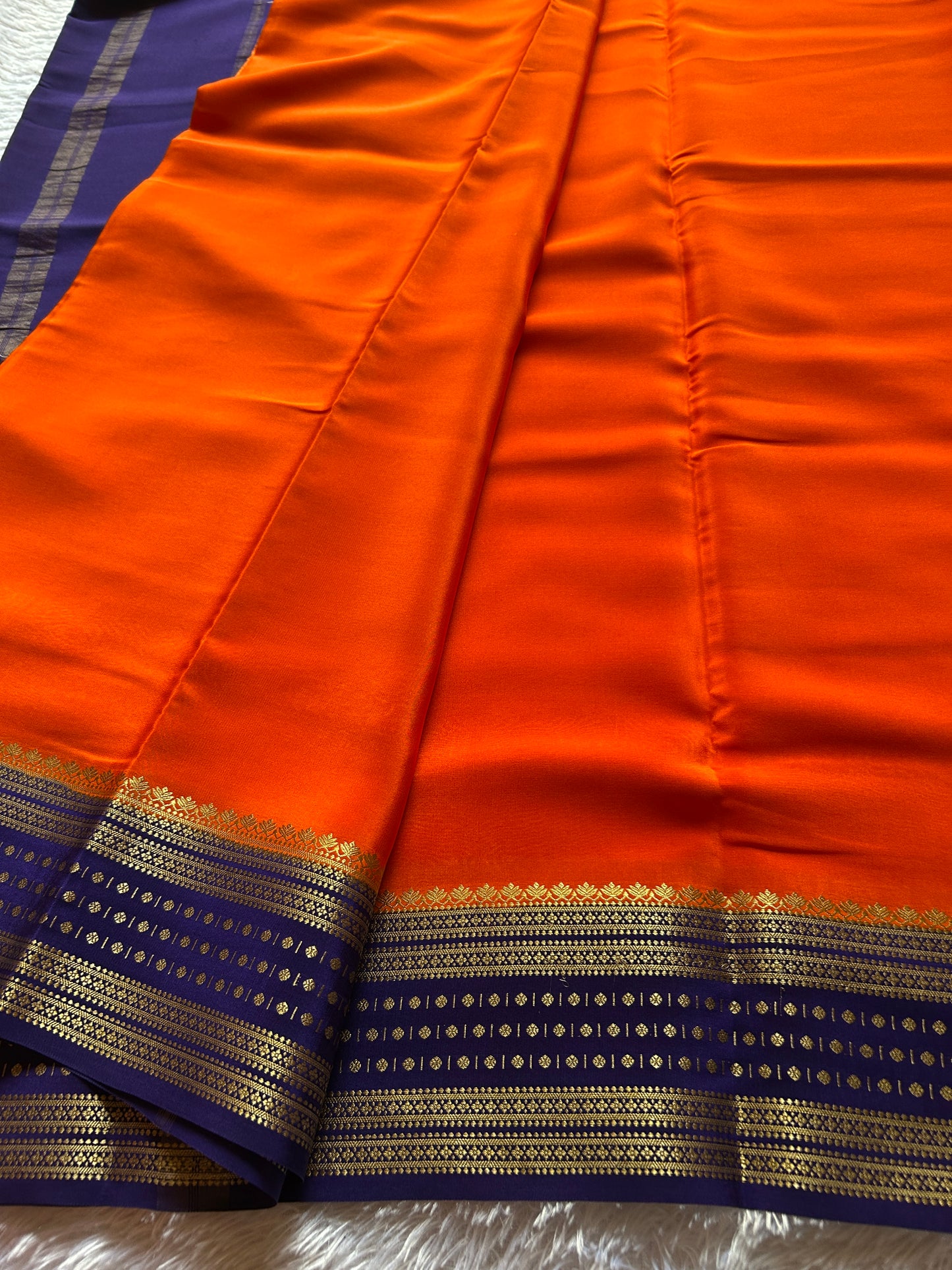 Rohini (2D) : Orange-navy blue