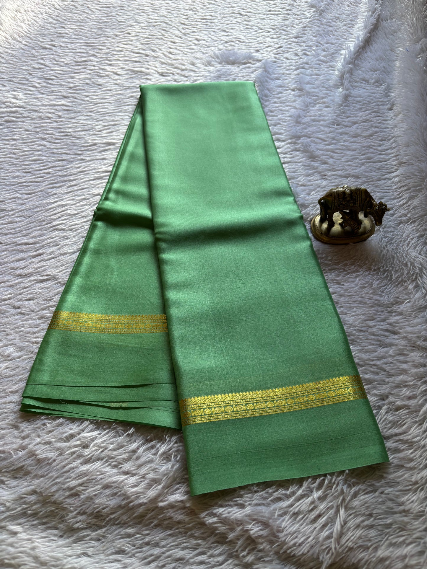 Shambhavi : Solid Mint green