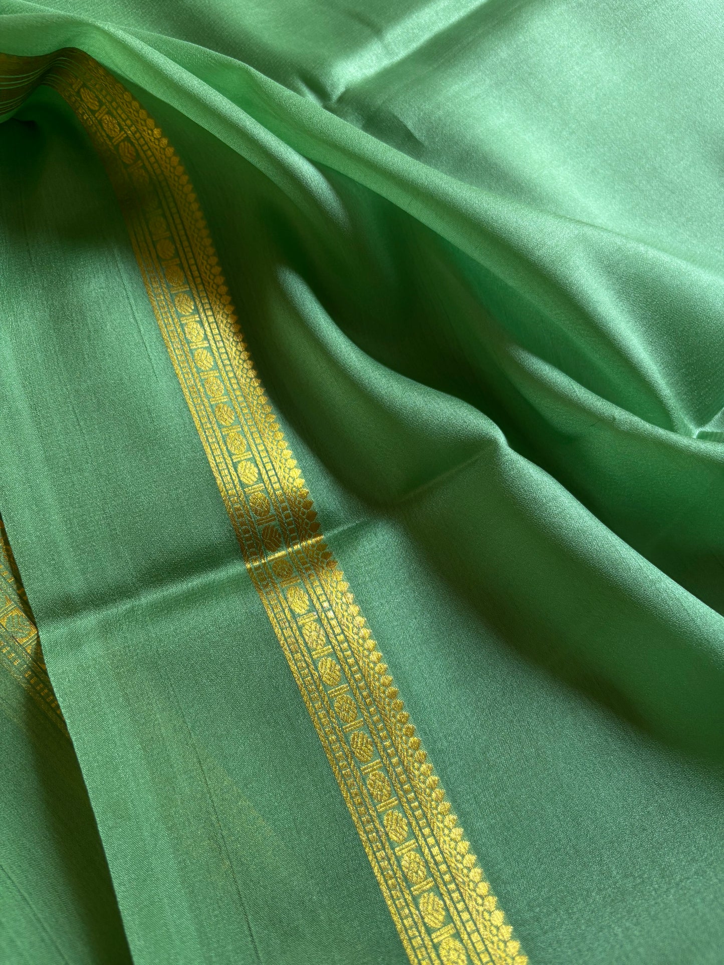 Shambhavi : Solid Mint green