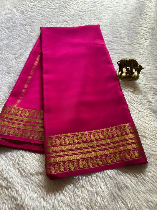 Maithili : Solid Rani pink