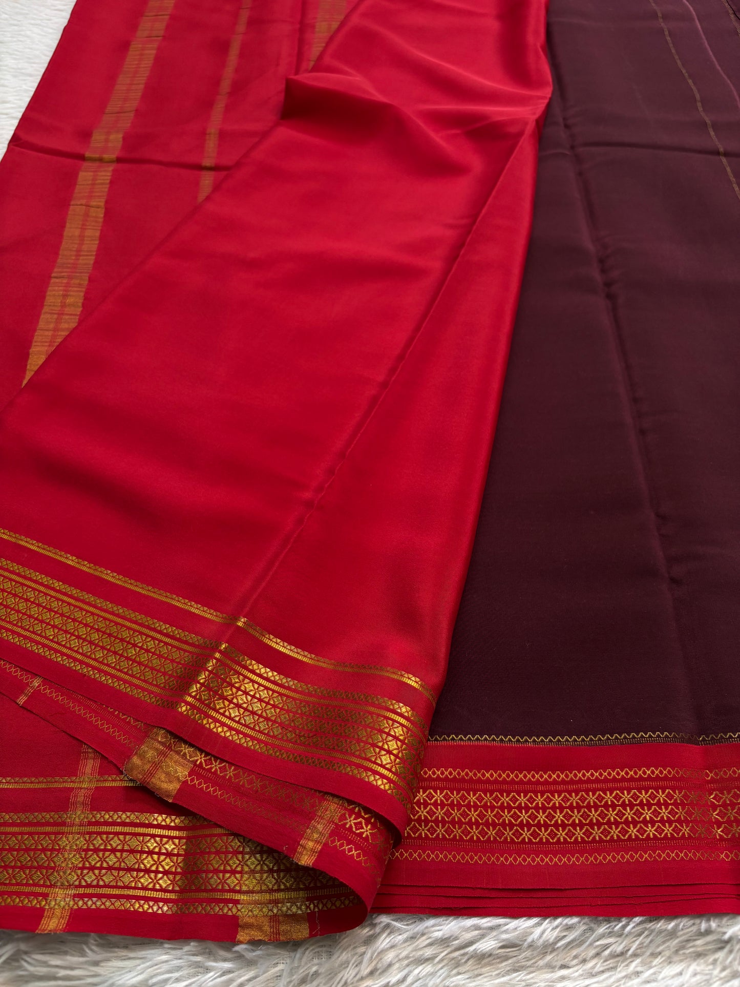 Vasavi (2D) : Chocolate brown-red