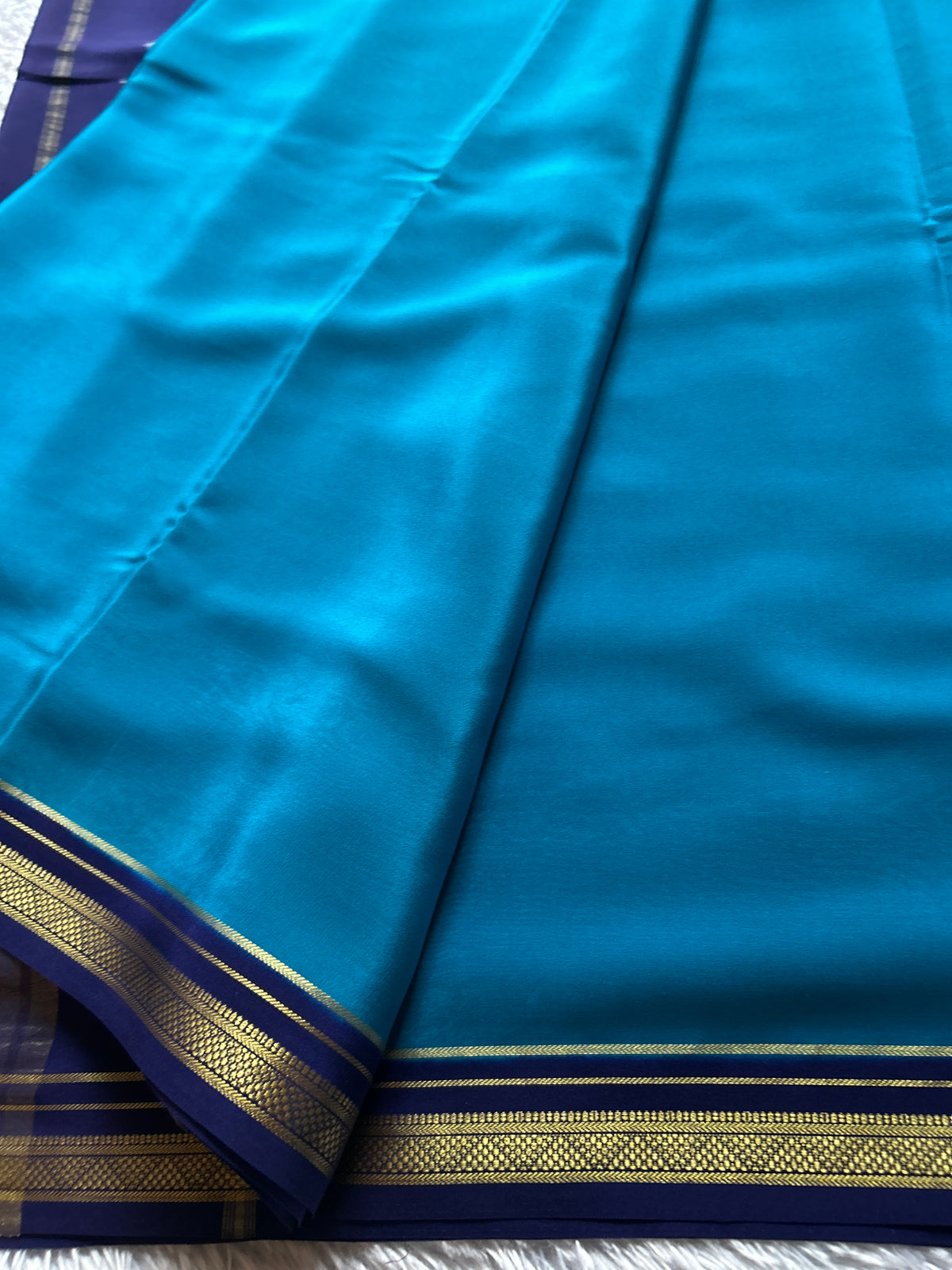 Sumathi (2D) : Ananda Blue-navy blue – Nalmè Saree Studio