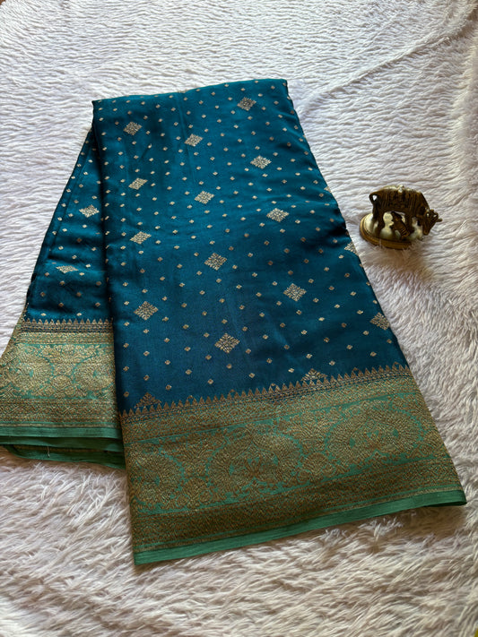 Bindiya (2D) : Peacock blue-mint green