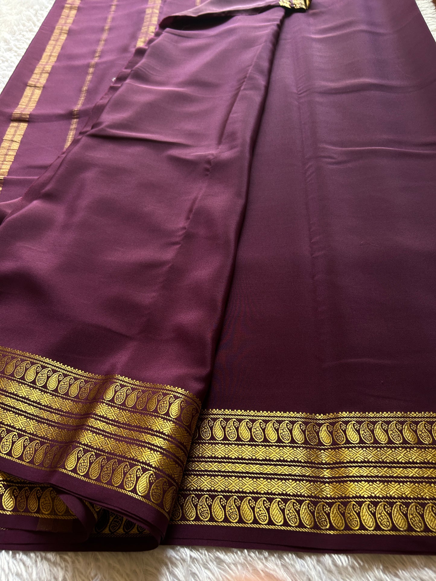 Maithili : Solid Deep wine
