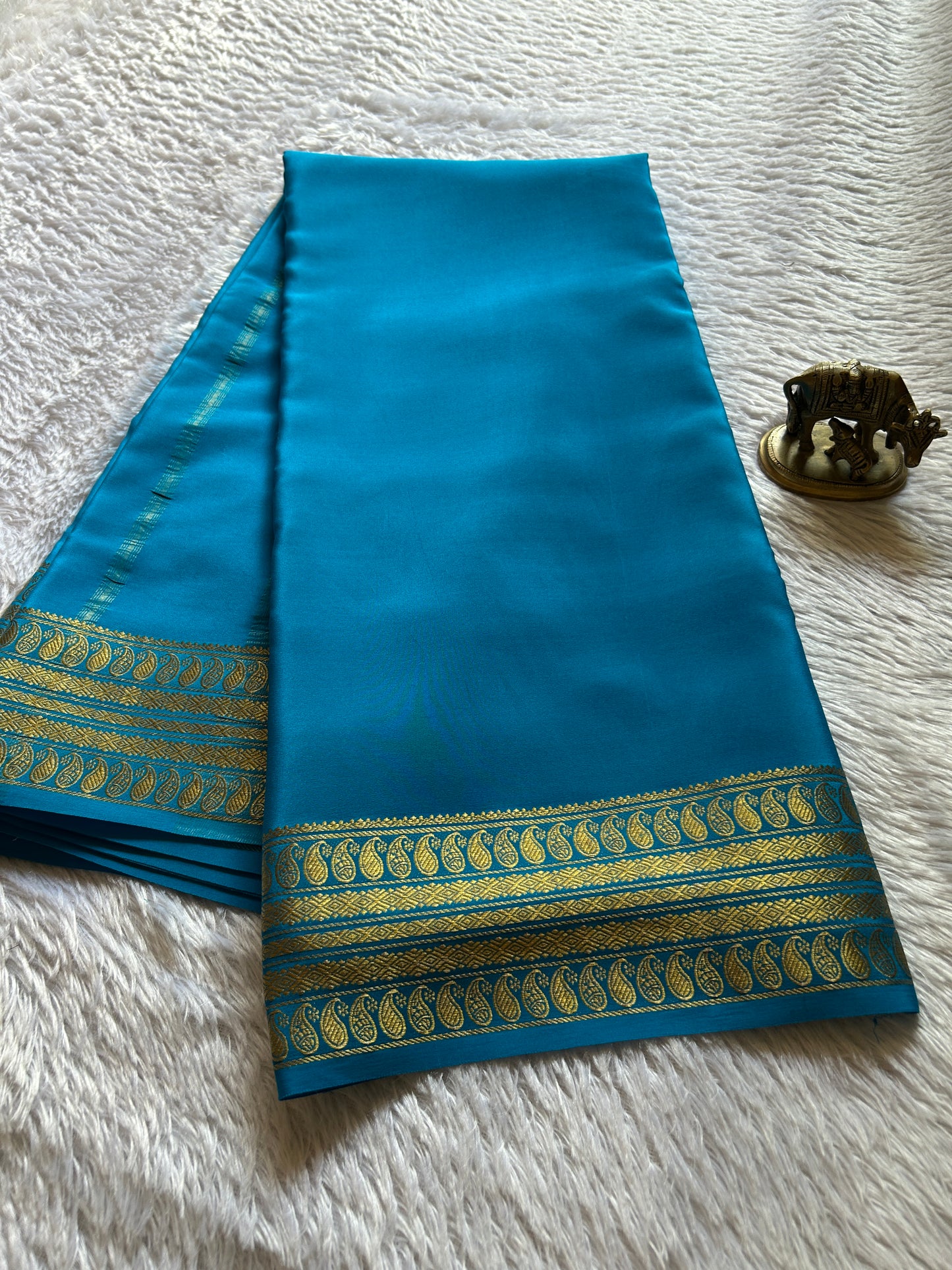 Maithili : Solid Ananda blue