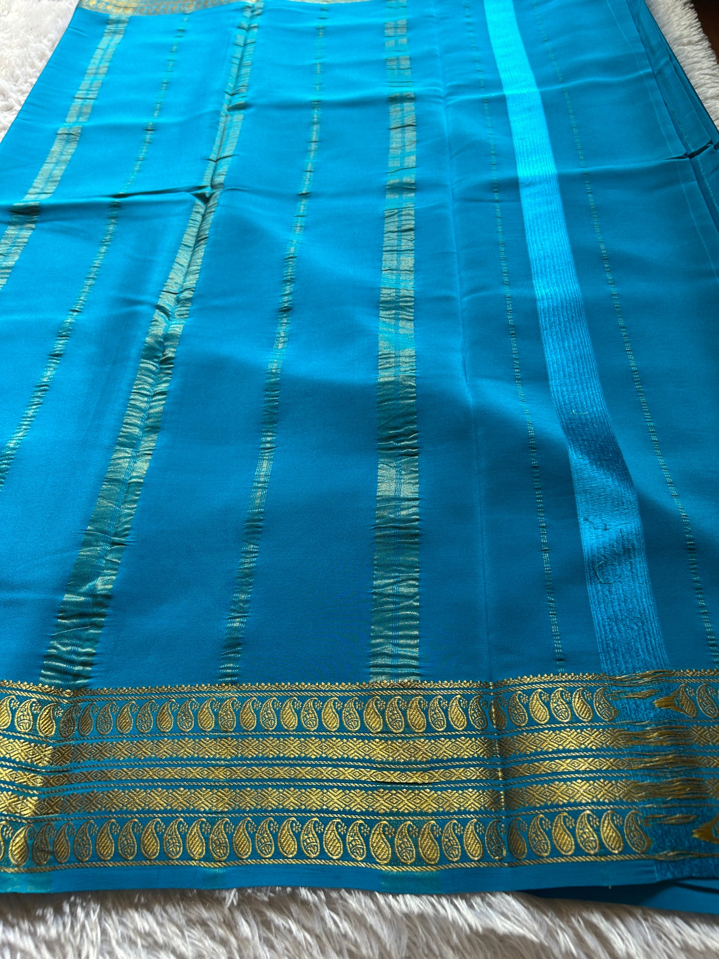 Maithili : Solid Ananda blue