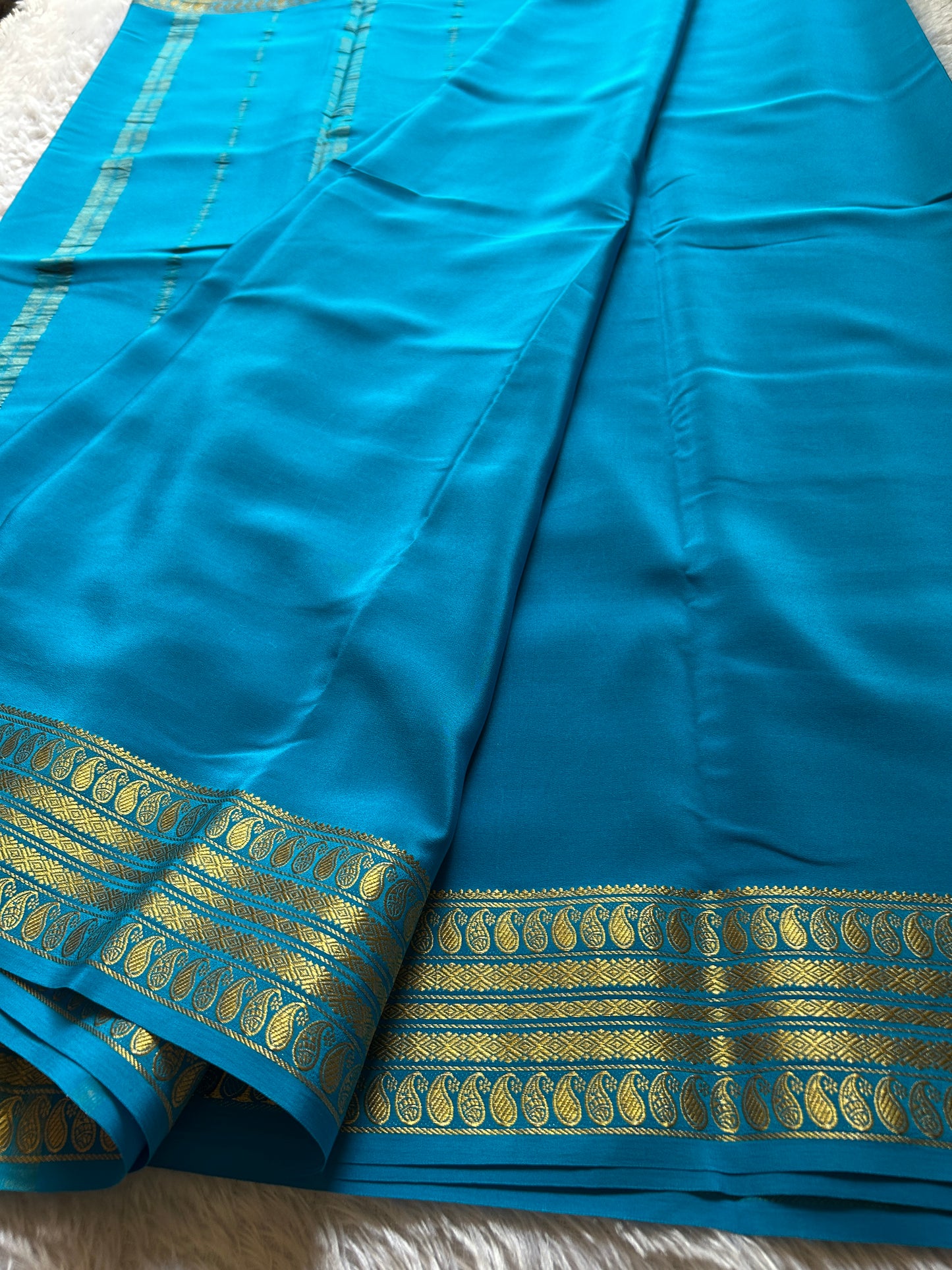 Maithili : Solid Ananda blue