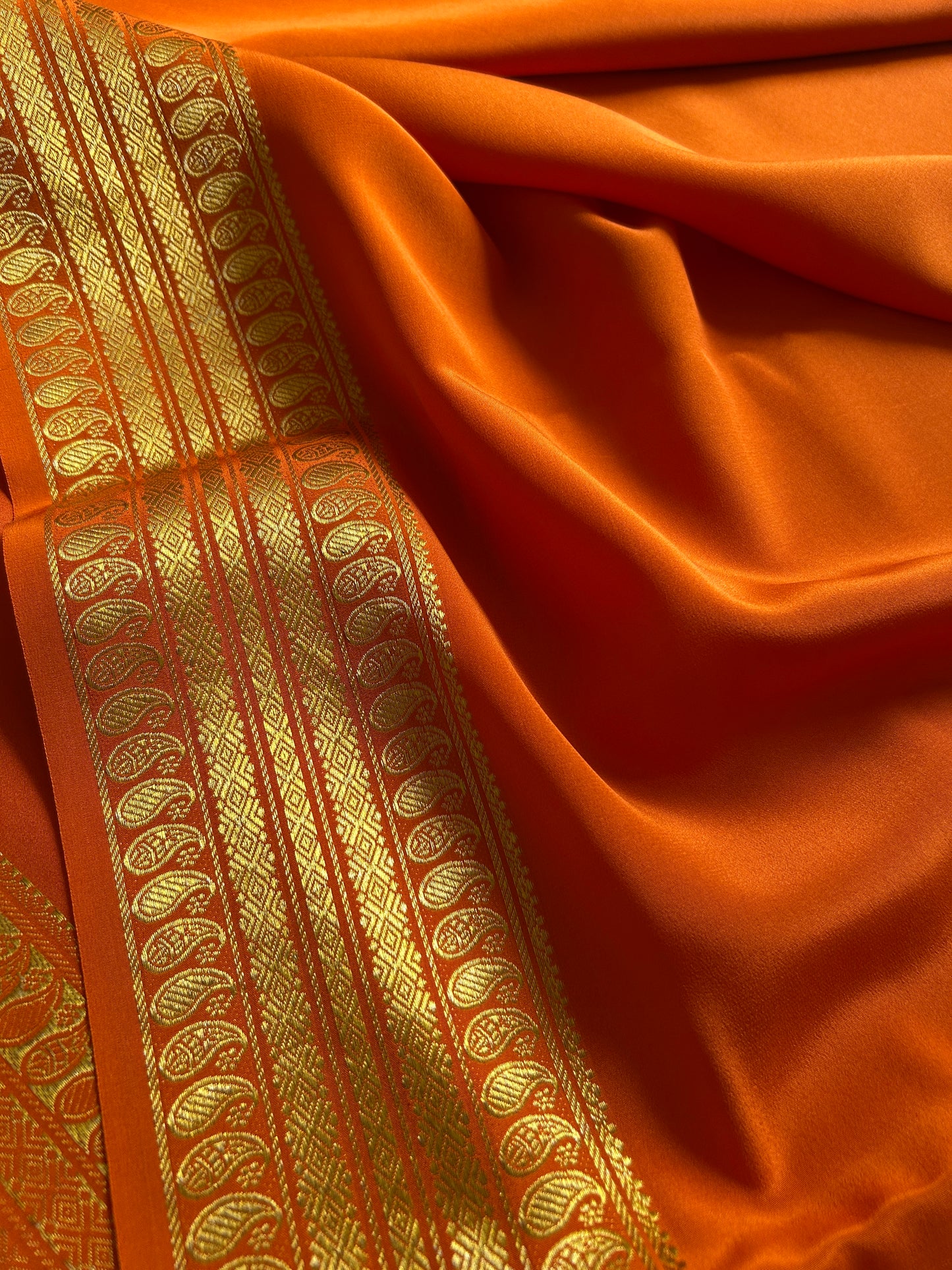 Maithili : Solid Orange