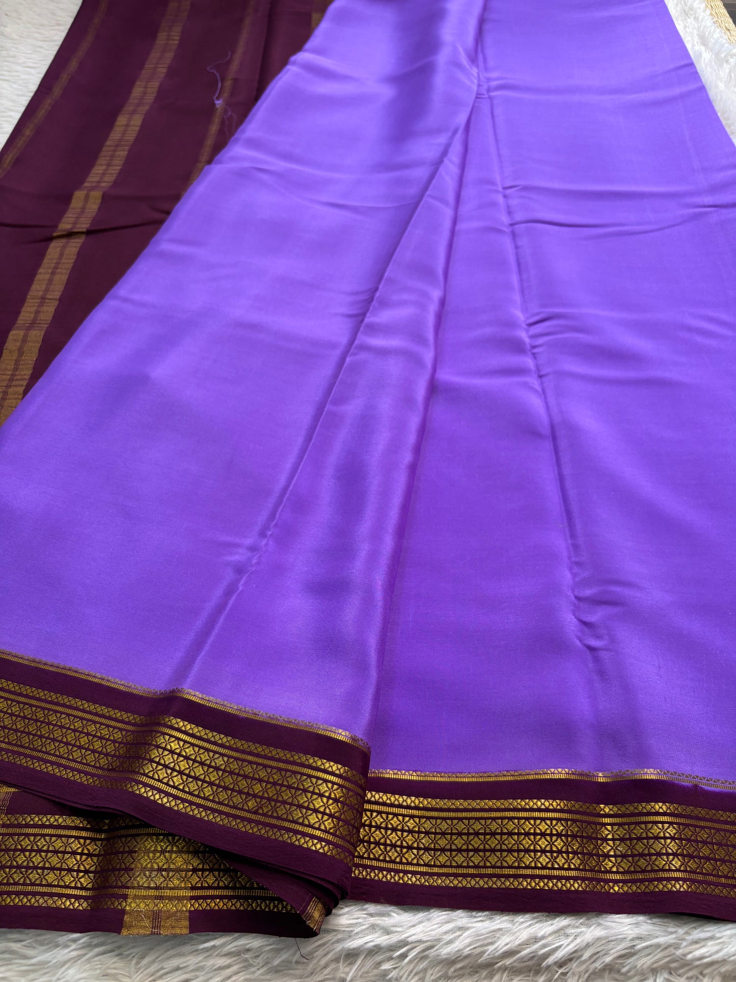 Vasavi (2D) : Dark lavender-chocolate brown