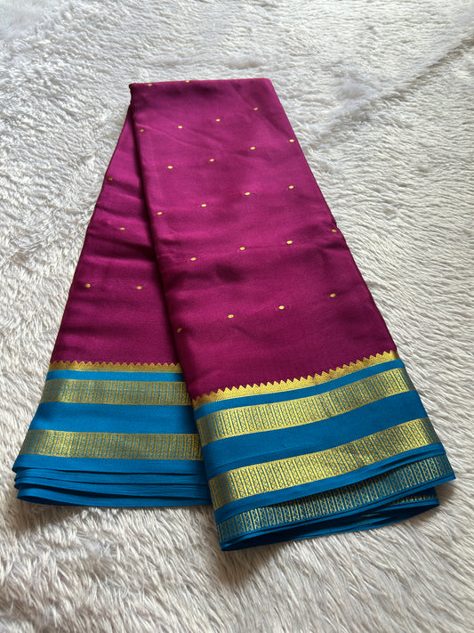 Roopini (2D) : Magenta-ananda blue