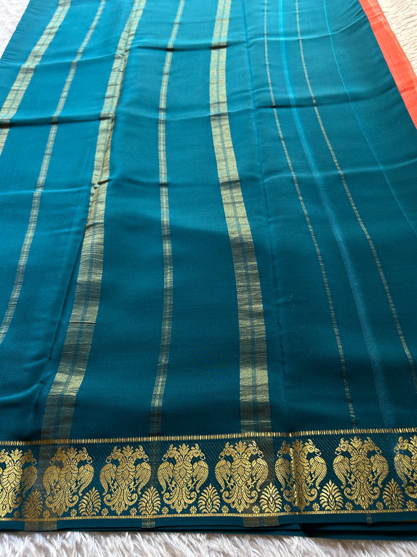 Veera (2D) : Coral-teal blue