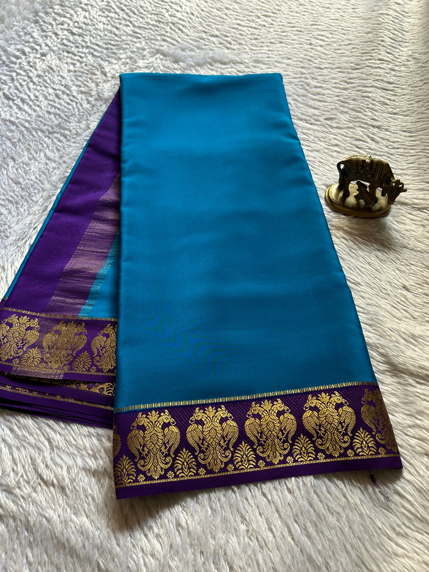 Veera (2D) : Peacock blue-purple