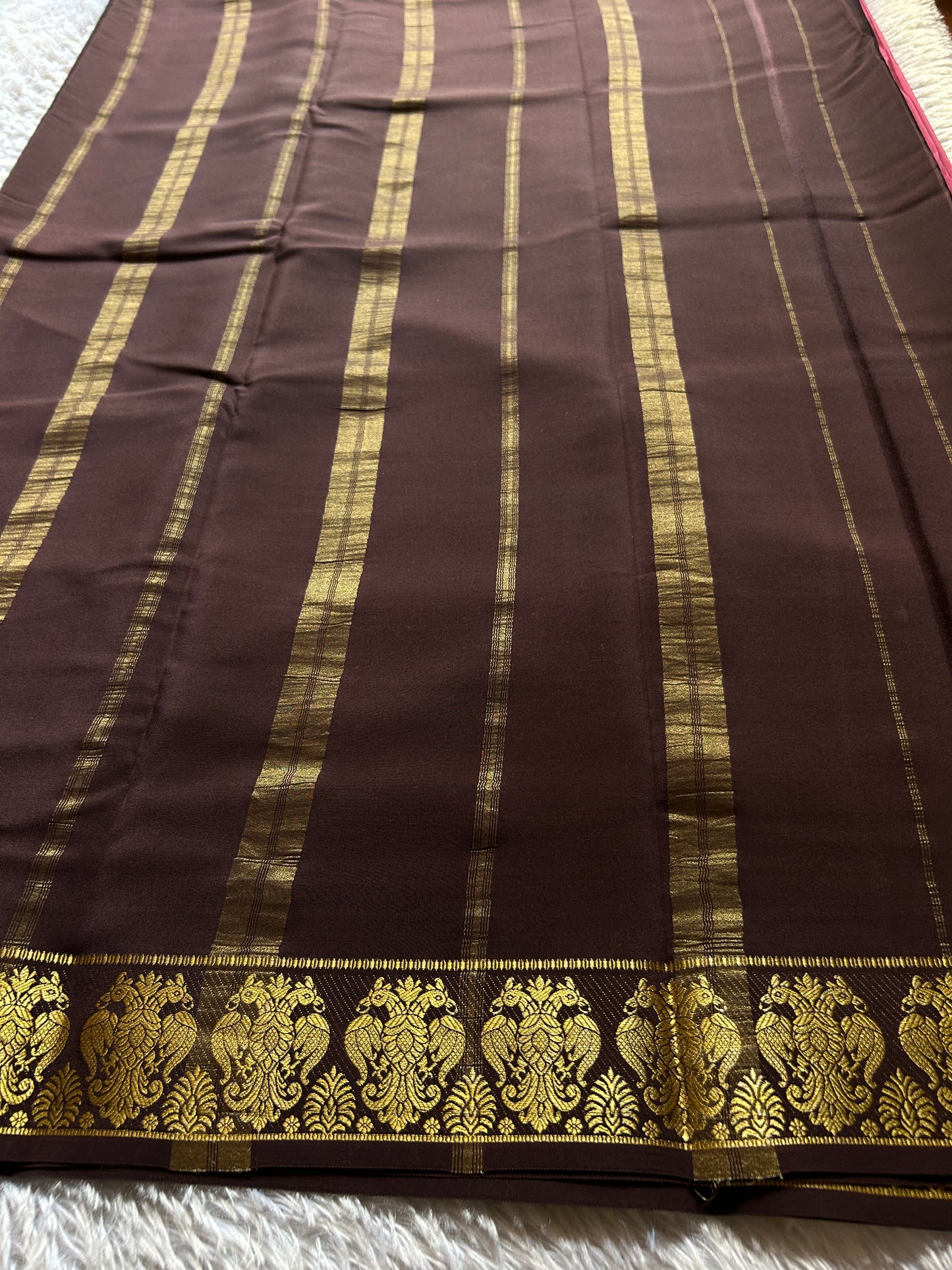Veera (2D) : Onion pink-coffee brown