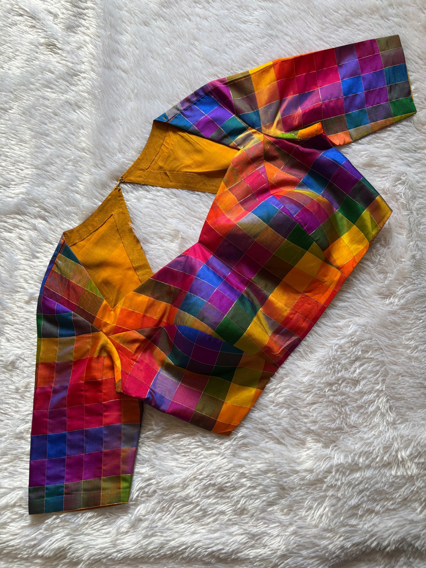 Pure Silk Multicolor Blouse