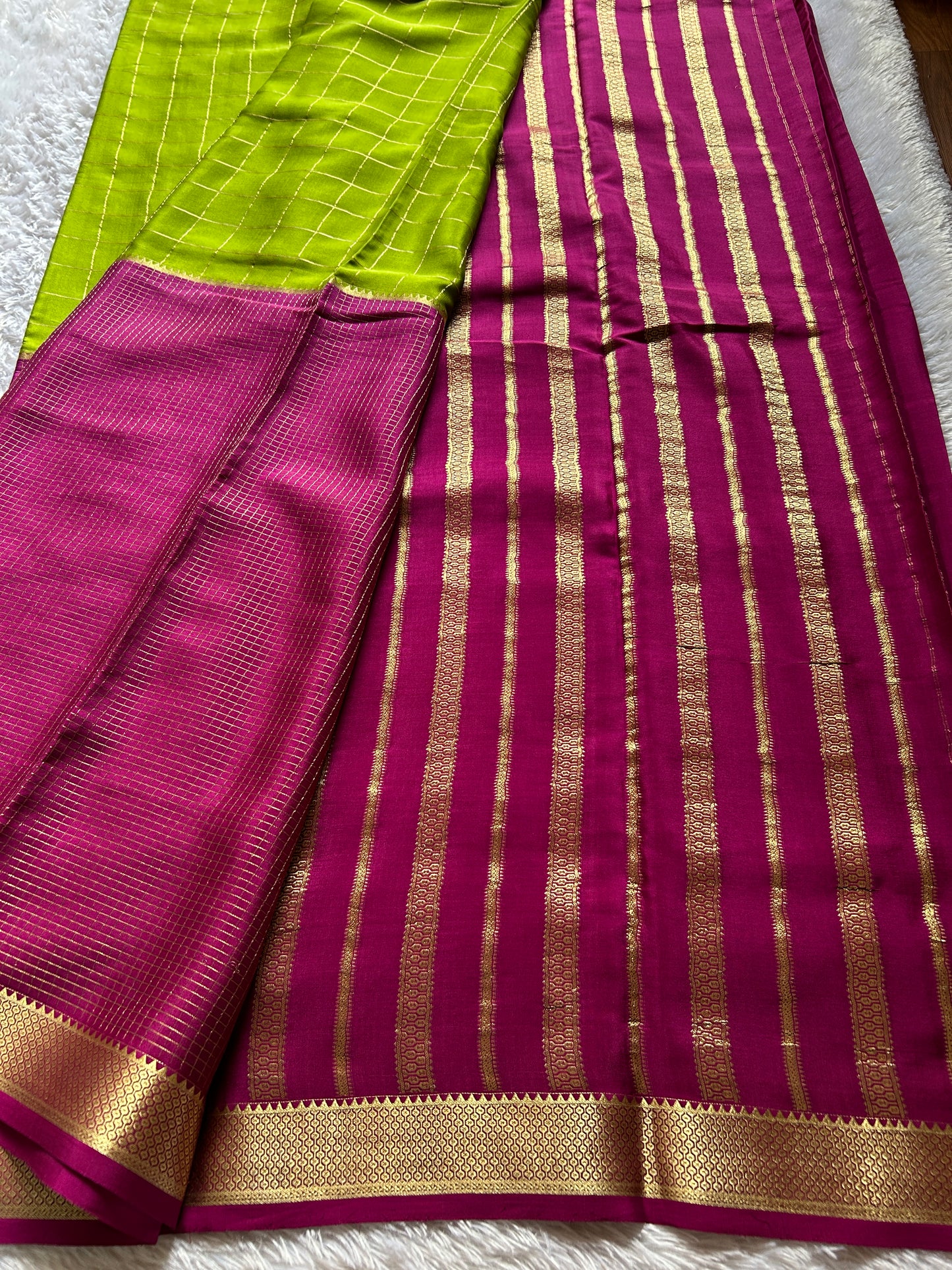 Prema (2D) : Mehendi green-pink