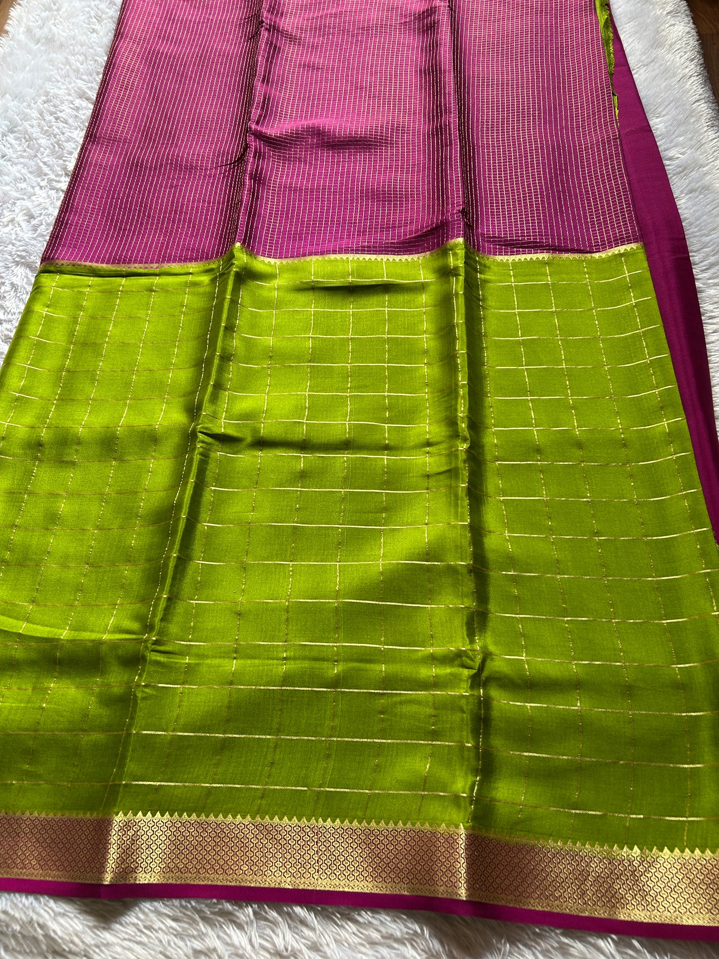 Prema (2D) : Mehendi green-pink