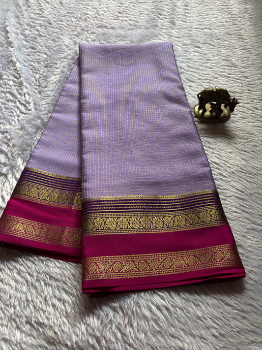 Gayatri (3D) : Lilac-purple-rani pink